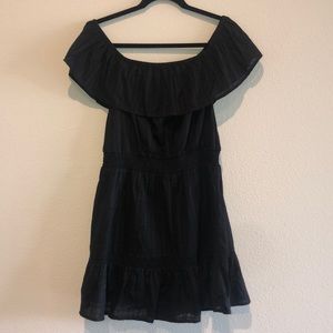 NWT Black Off-shoulder Summer Dress